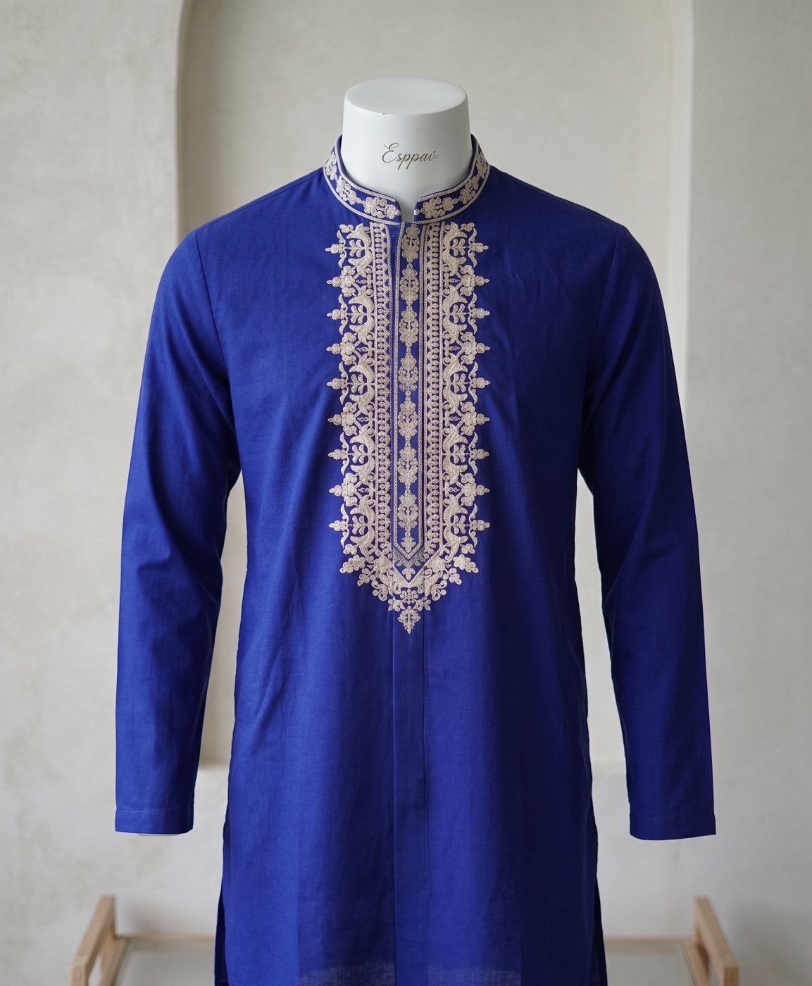 Royal Blue Zardozi Kurta