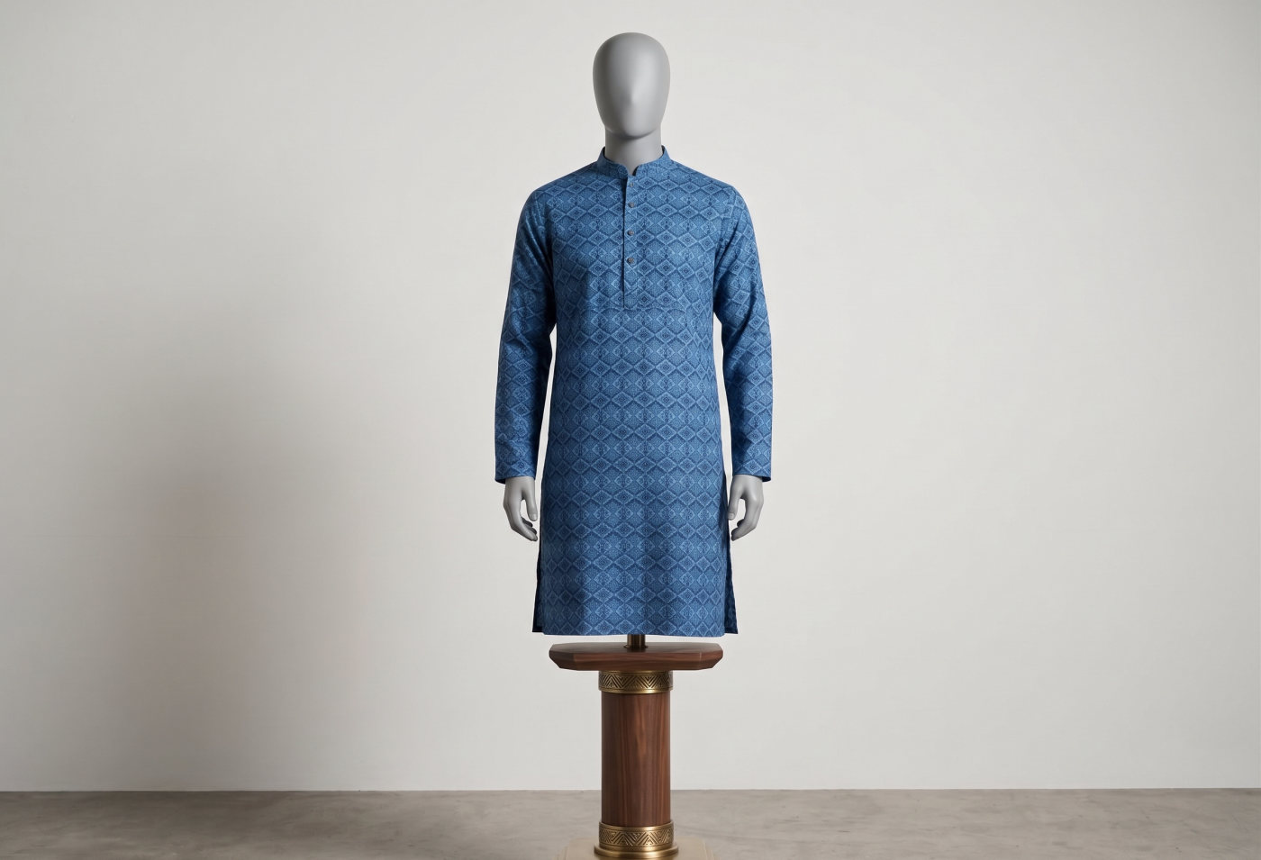 Indigo Printed Kurta