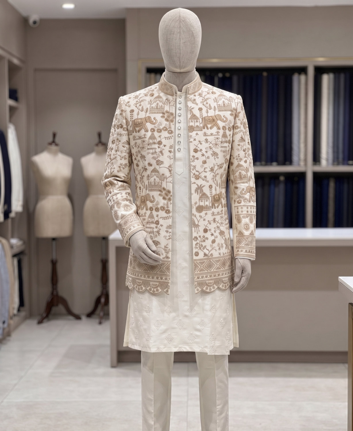 Ivory Elephant Prince Coat