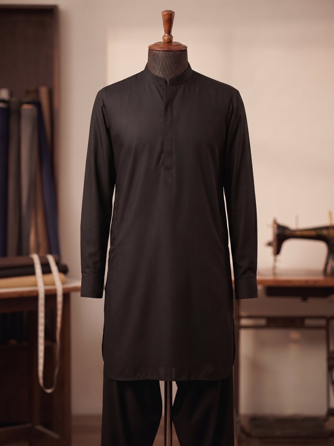 Onyx Copper Mehrab Prince Coat — view 2