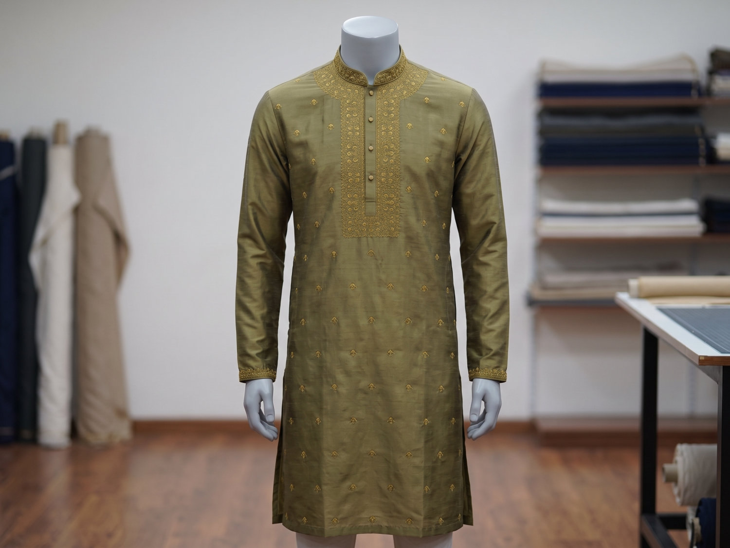 Moss Threadwork Prince Coat — view 2