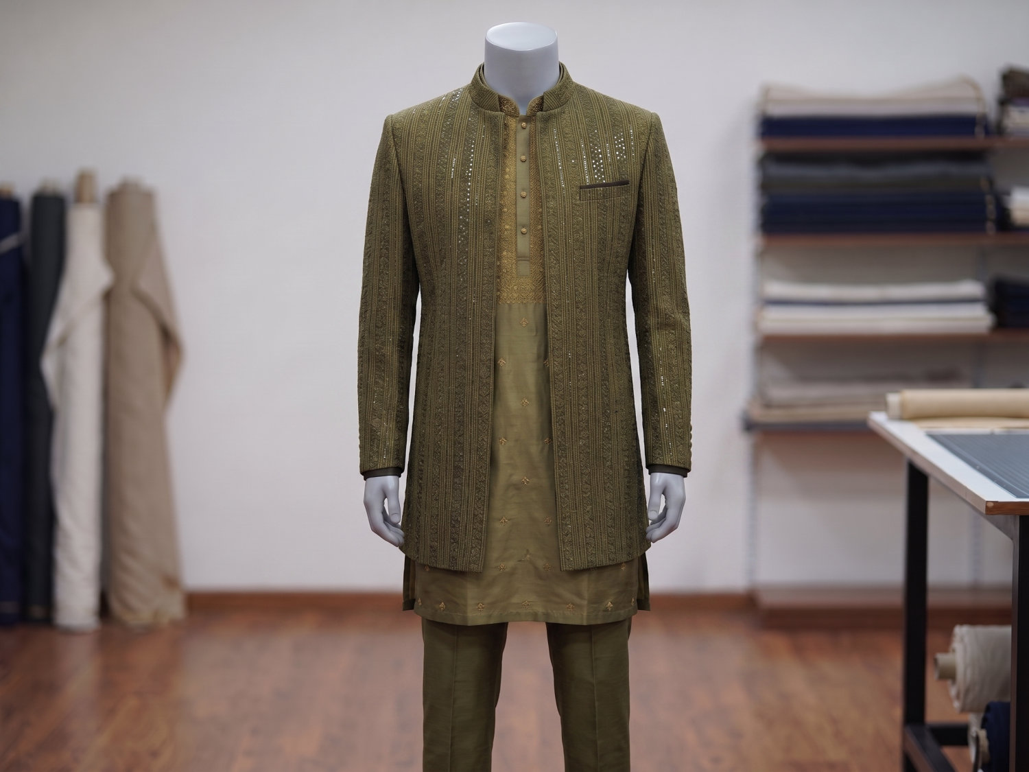 Moss Threadwork Prince Coat