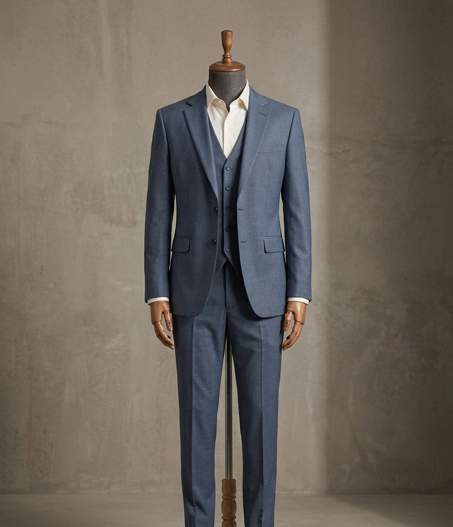 Slate Blue 3-Piece Suit